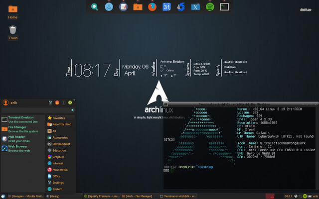 archlinux xfce4 1