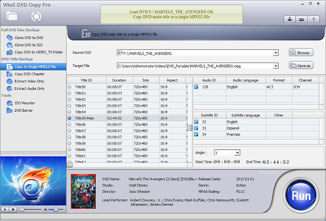برنامج WinX DVD Copy Pro ... تحكم في ملفات الـ ISO و الـ DVD بكل سهولة و مجانا ! 