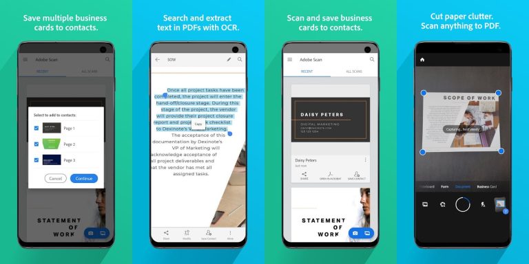 أفضل تطبيقات فحص الوثائق البديلة لتطبيق CamScanner