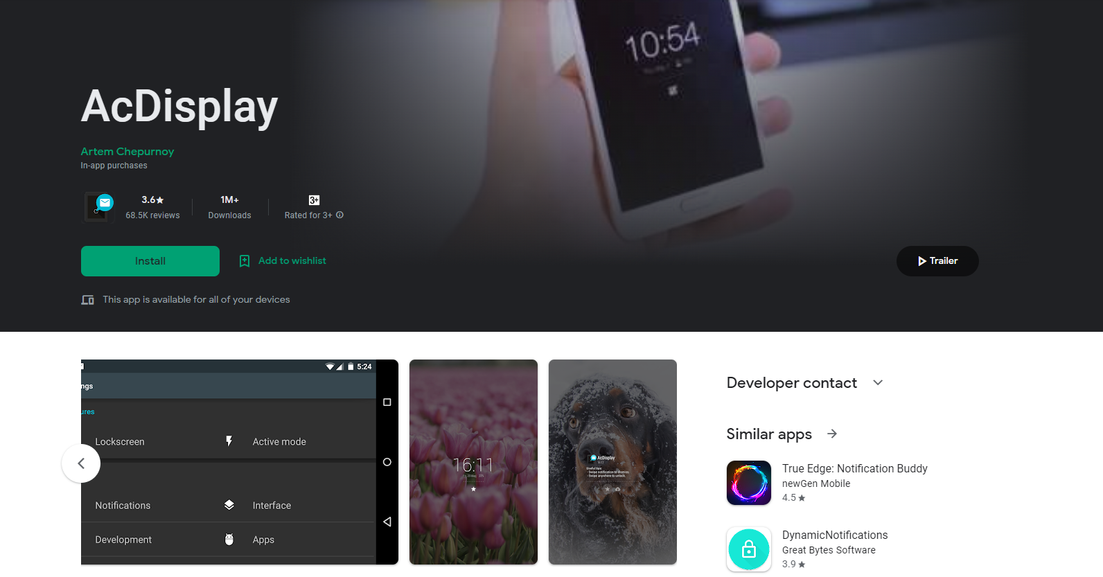 8 تطبيقات مميزة للهواتف التي تدعم خاصية Always on Display