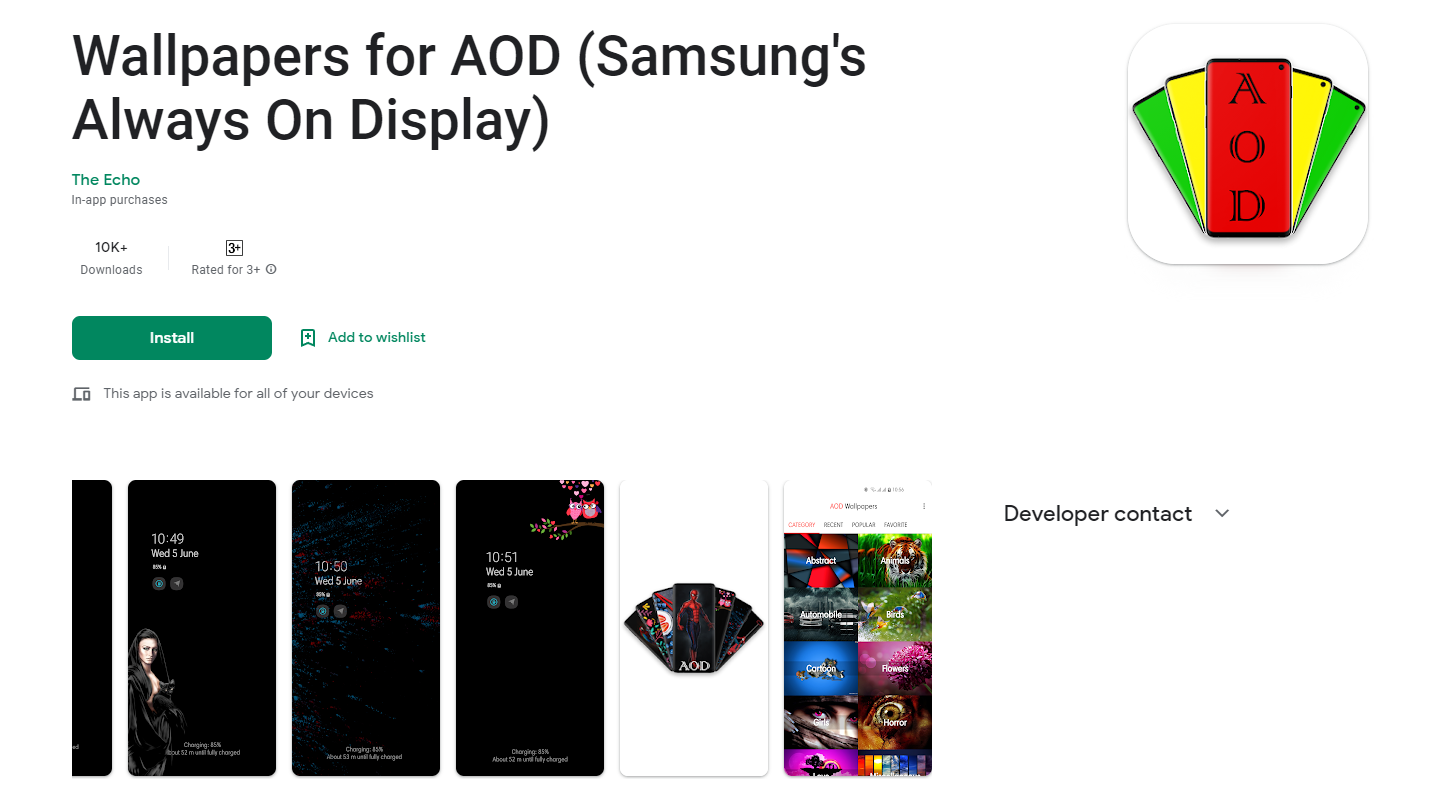 8 تطبيقات مميزة للهواتف التي تدعم خاصية Always on Display