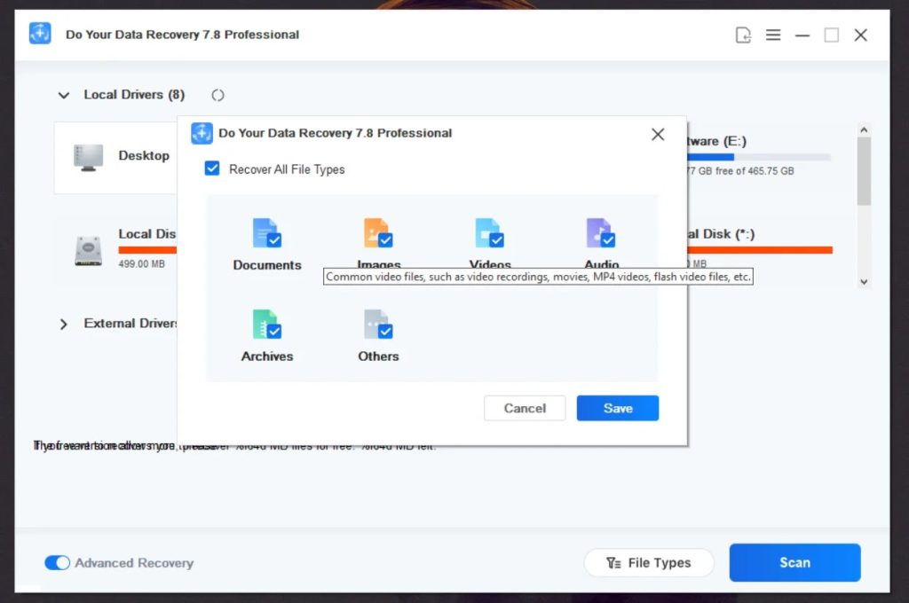 تفعيل مجاني مدى الحياة لبرنامج استرجاع الملفات المحذوفة Do Your Data Recovery