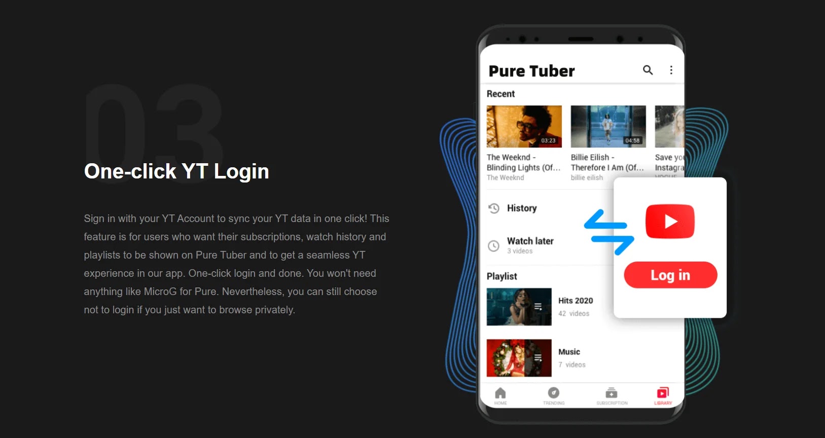 تطبيق Pure Tuber ... أفضل بديل لتطبيق يوتيوب فانسيد
