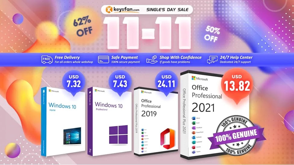 احصل على عروض تراخيص للويندوز و Office في تخفيضات 11.11