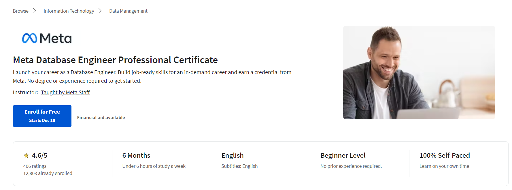 كورسات جديدة من شركة Meta على Coursera مع شهادة مهنية