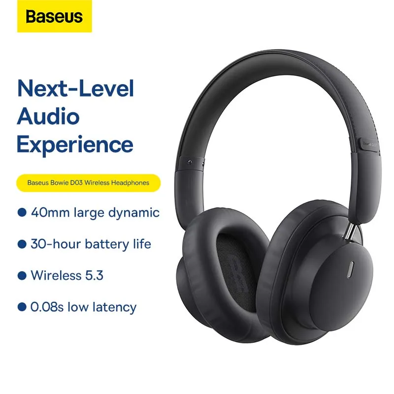 Baseus Bowie D03 Wireless Headphone Bluetooth 5 3 40mm Driver Over the Ear Headsets 30hours Playtime.jpg
