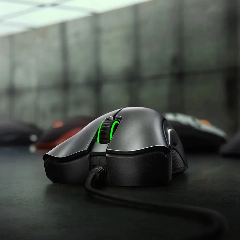 Black Razer DeathAdder Essential Wired Gaming Mouse Mice 6400DPI Optical Sensor 5 Independently Buttons For PC.jpg