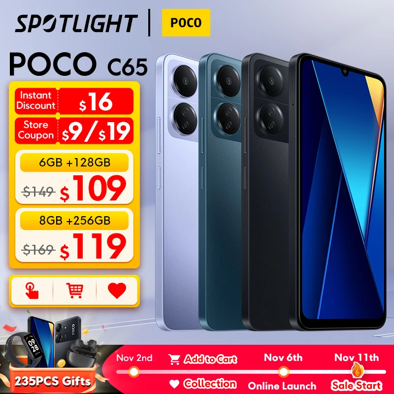 World Premiere POCO C65 Global Version 6GB 128GB 8GB 256GB MediaTek Helio G85 6 74.jpg