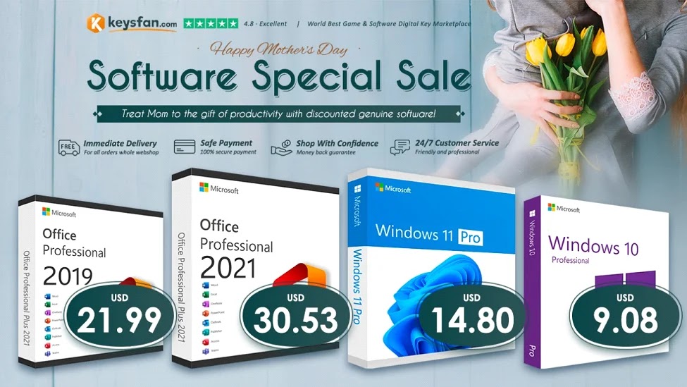 ترخيص مدى الحياة لحزمة Microsoft Office و Windows 11 بأسعار بخسة !