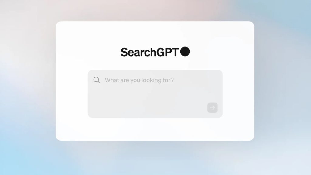 إطلاق SearchGPT منافس جوجل من OpenAI
